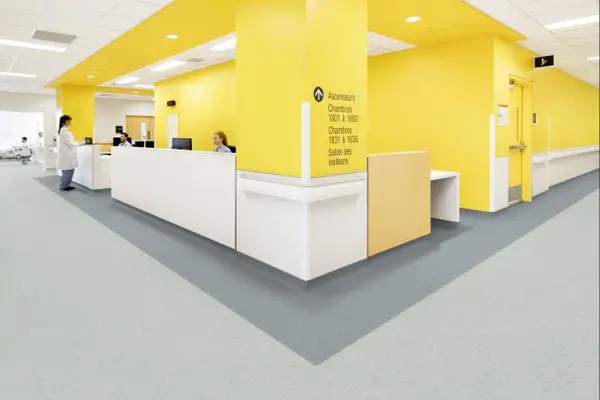 Homogeneous PVC flooring
