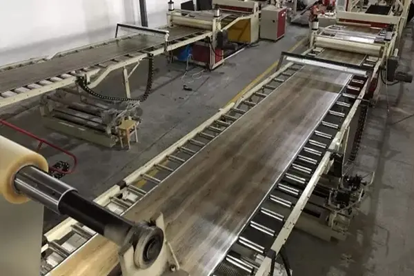 pvc floor UV Coating & Annealing Workshop